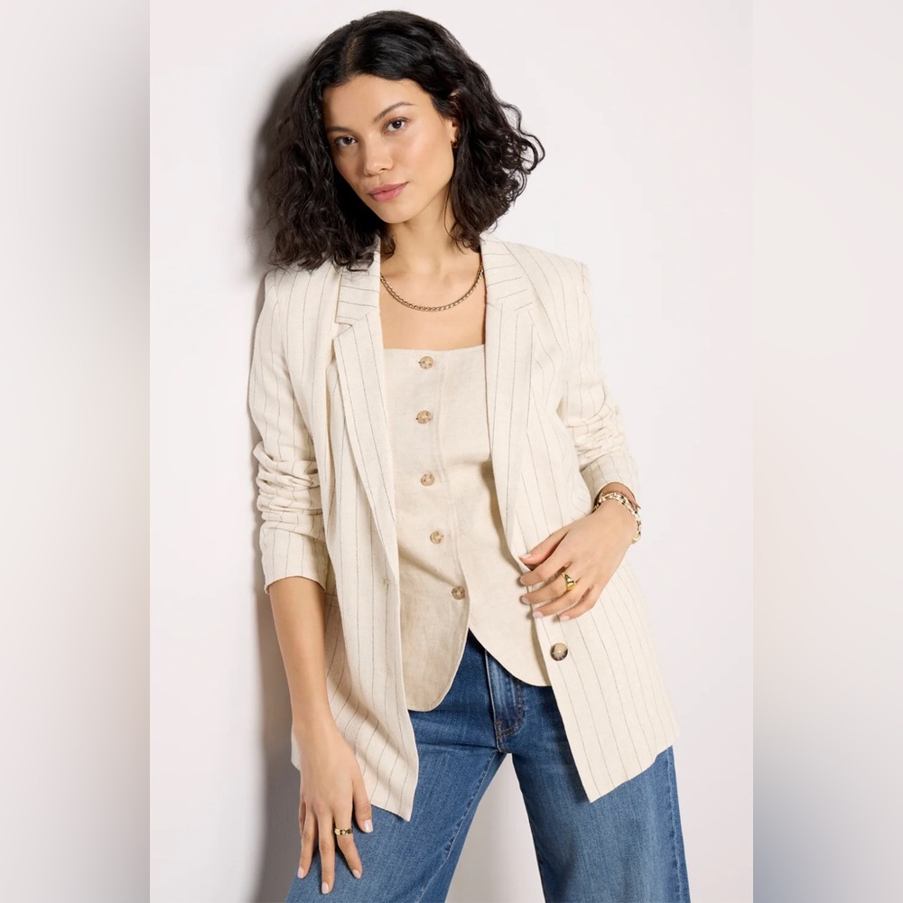 NWT Z SUPPLY Livingston Pinstripe Blazer